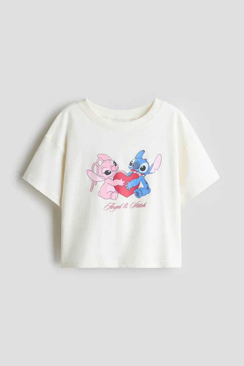 H&M Print-motif cotton T-shirt